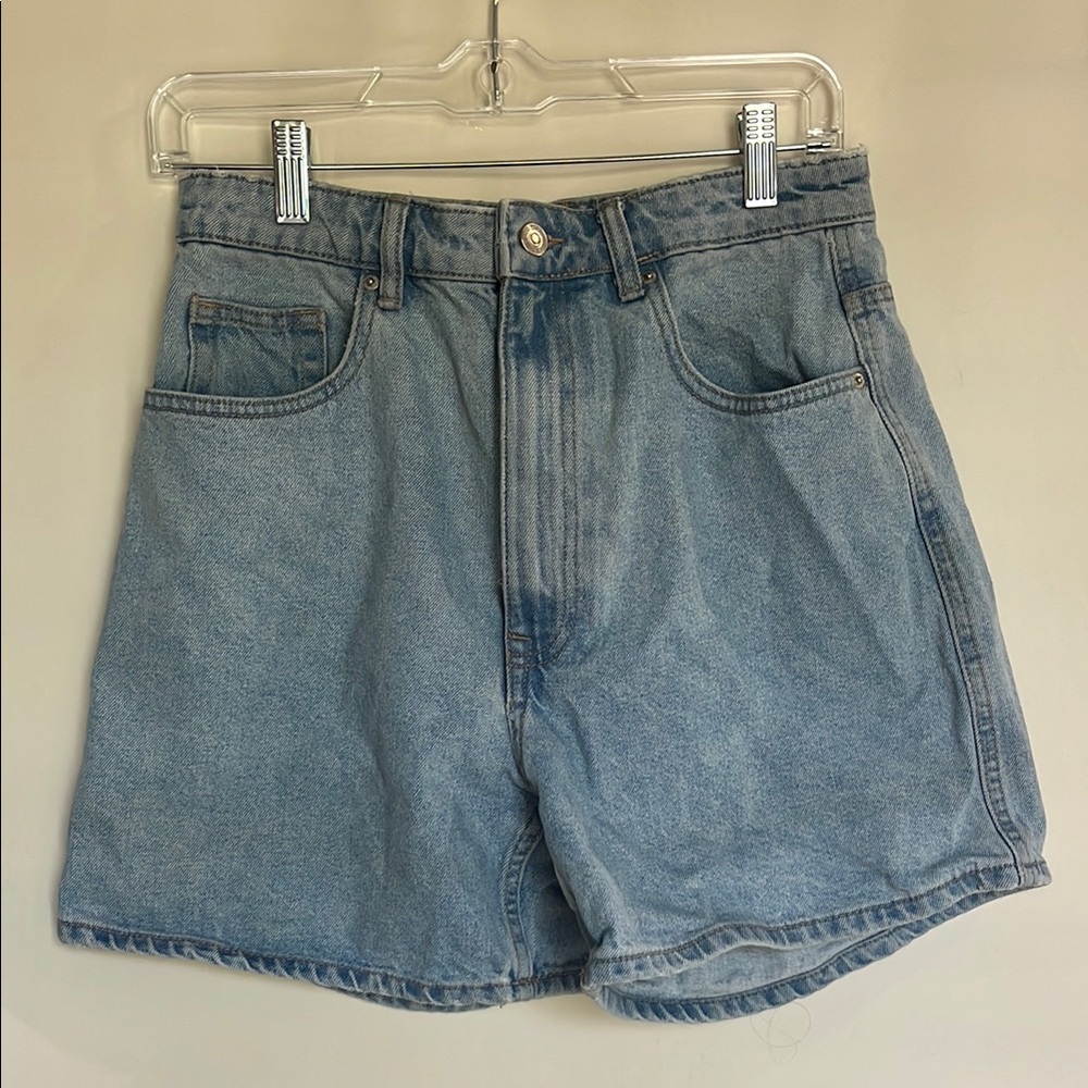 Zara Light Blue Denim Shorts